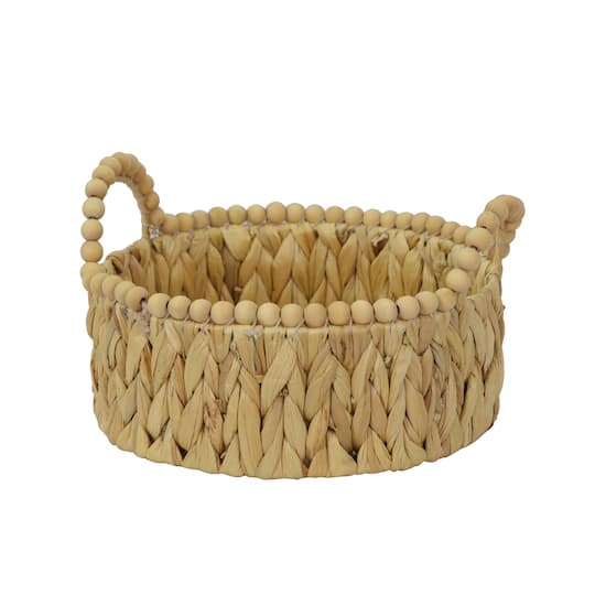 Large Tan Round Basket by Ashland&#xAE;